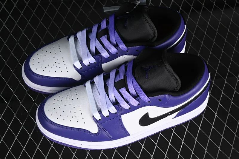 All categories Air Jordan Jordan series basketball shoes Air Jordan 1 Low Air Jordan 1 Low AJ1 Joe 1 grape purple low-top basketball shoes 553558-500